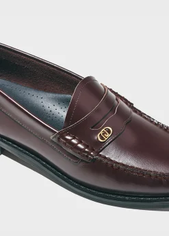 Liu Jo Mocasines burdeos de piel-Mujer Most Wanted|Mocasines