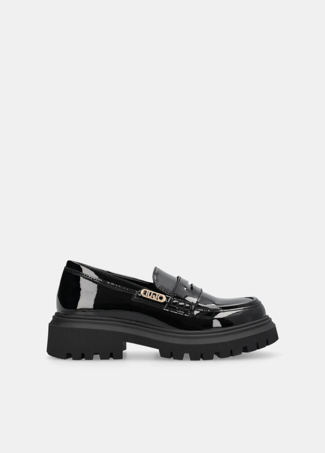 Liu Jo Mocasines de charol con brillos- Zapatos|Zapatos