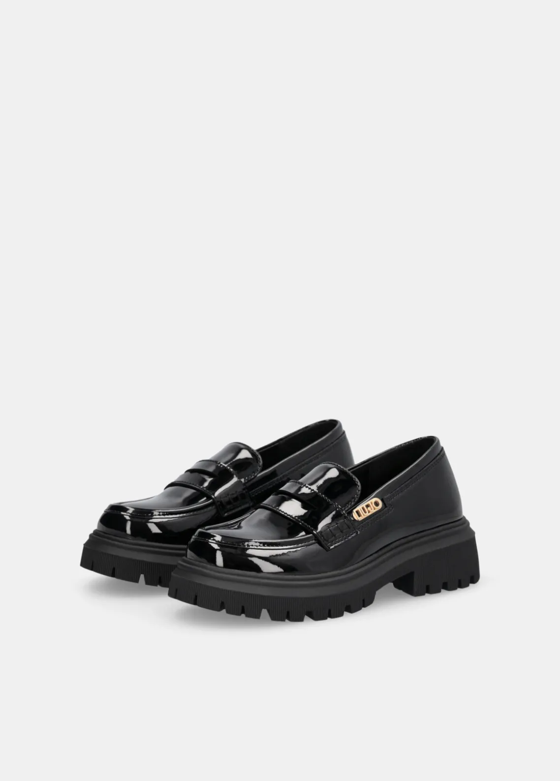 Liu Jo Mocasines de charol con brillos- Zapatos|Zapatos