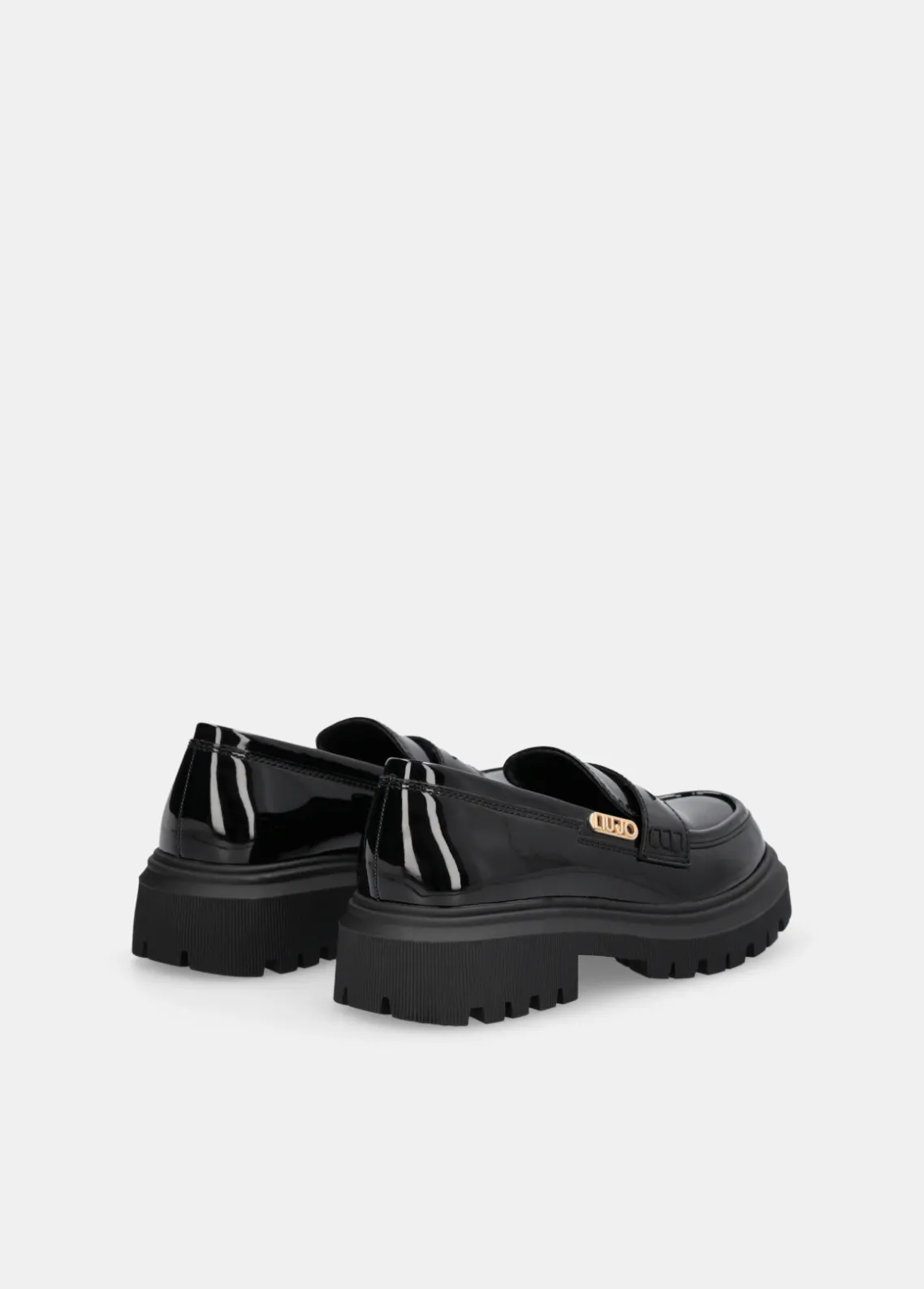 Liu Jo Mocasines de charol con brillos- Zapatos|Zapatos