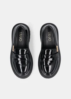 Liu Jo Mocasines de charol con brillos- Zapatos|Zapatos