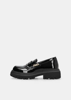 Liu Jo Mocasines de charol con brillos- Zapatos|Zapatos
