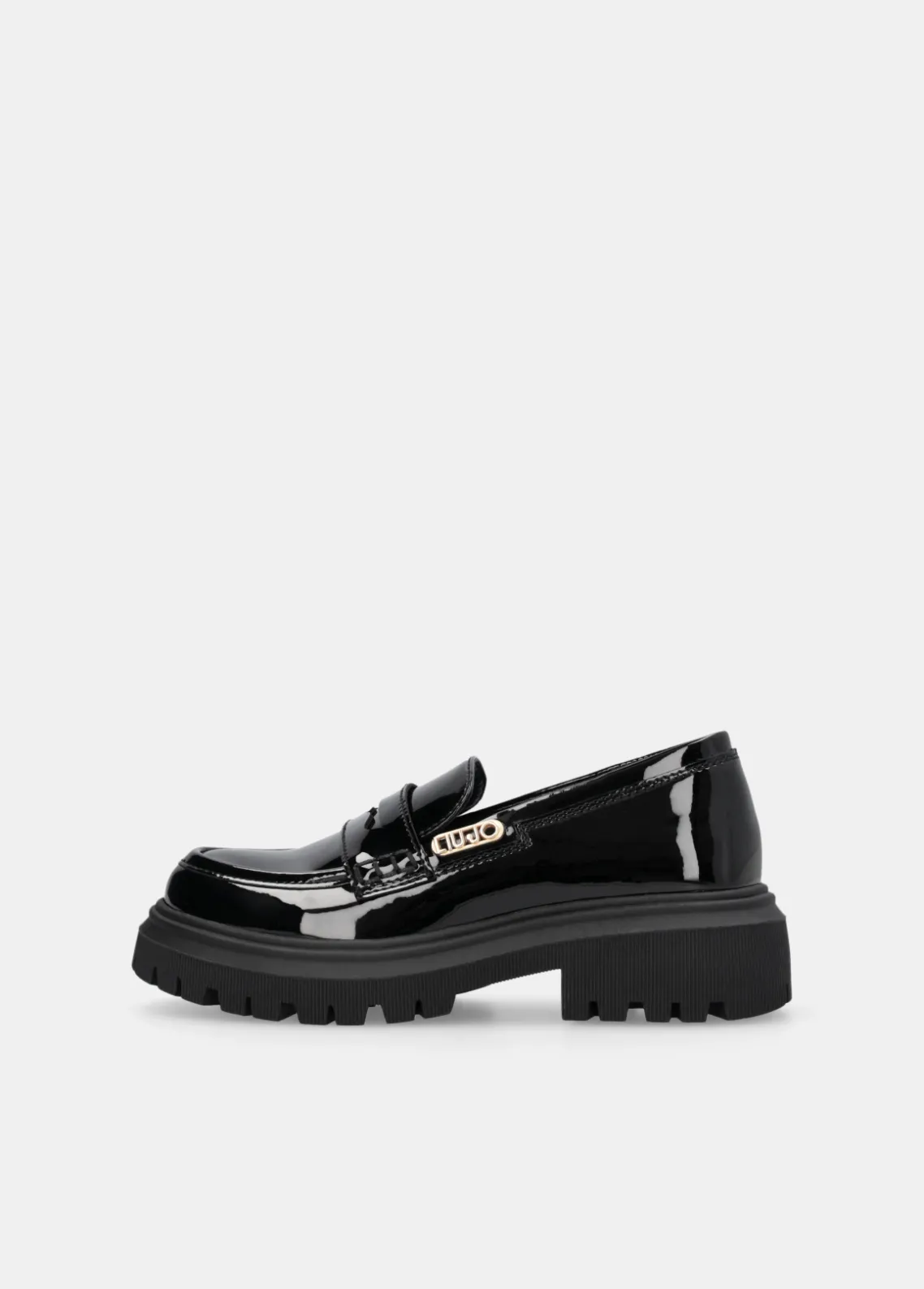 Liu Jo Mocasines de charol con brillos- Zapatos|Zapatos