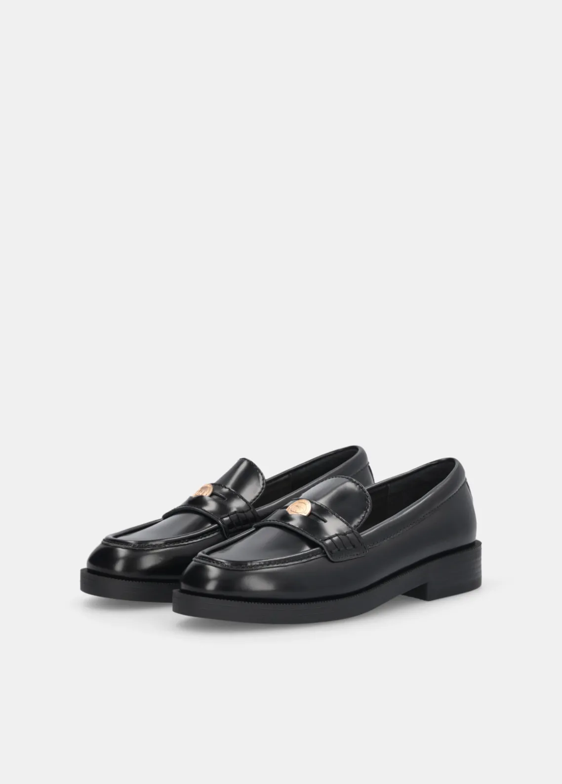 Liu Jo Mocasines de piel con abrasiones-Mujer Mocasines