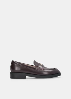 Liu Jo Mocasines de piel con abrasiones-Mujer Mocasines