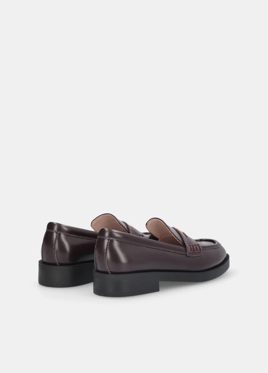 Liu Jo Mocasines de piel con abrasiones-Mujer Mocasines
