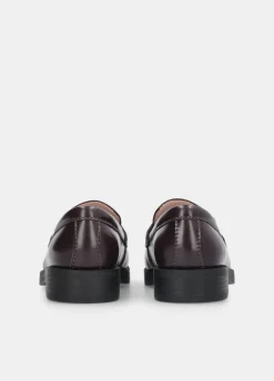 Liu Jo Mocasines de piel con abrasiones-Mujer Mocasines