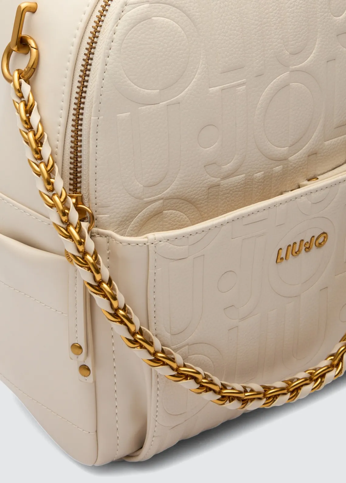 Liu Jo Mochila con logotipo y cadena-Mujer Mochilas