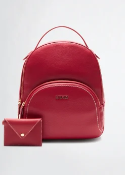 Liu Jo Mochila curtida con bolsito-Mujer Mochilas