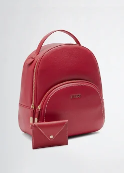 Liu Jo Mochila curtida con bolsito-Mujer Mochilas