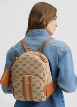 Liu Jo Mochila de jacquard con bolsito-Mujer Mochilas