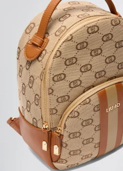 Liu Jo Mochila de jacquard con bolsito-Mujer Mochilas