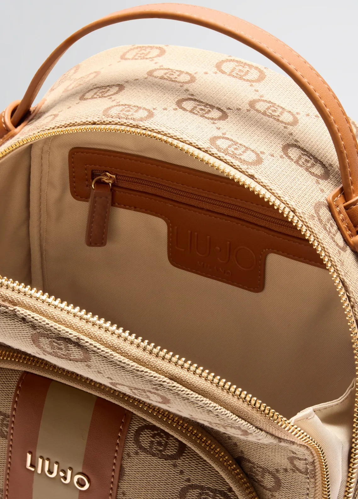 Liu Jo Mochila de jacquard con bolsito-Mujer Mochilas