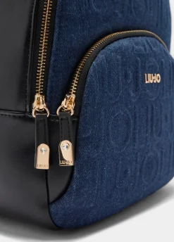 Liu Jo Mochila mediana de denim-Mujer Mochilas