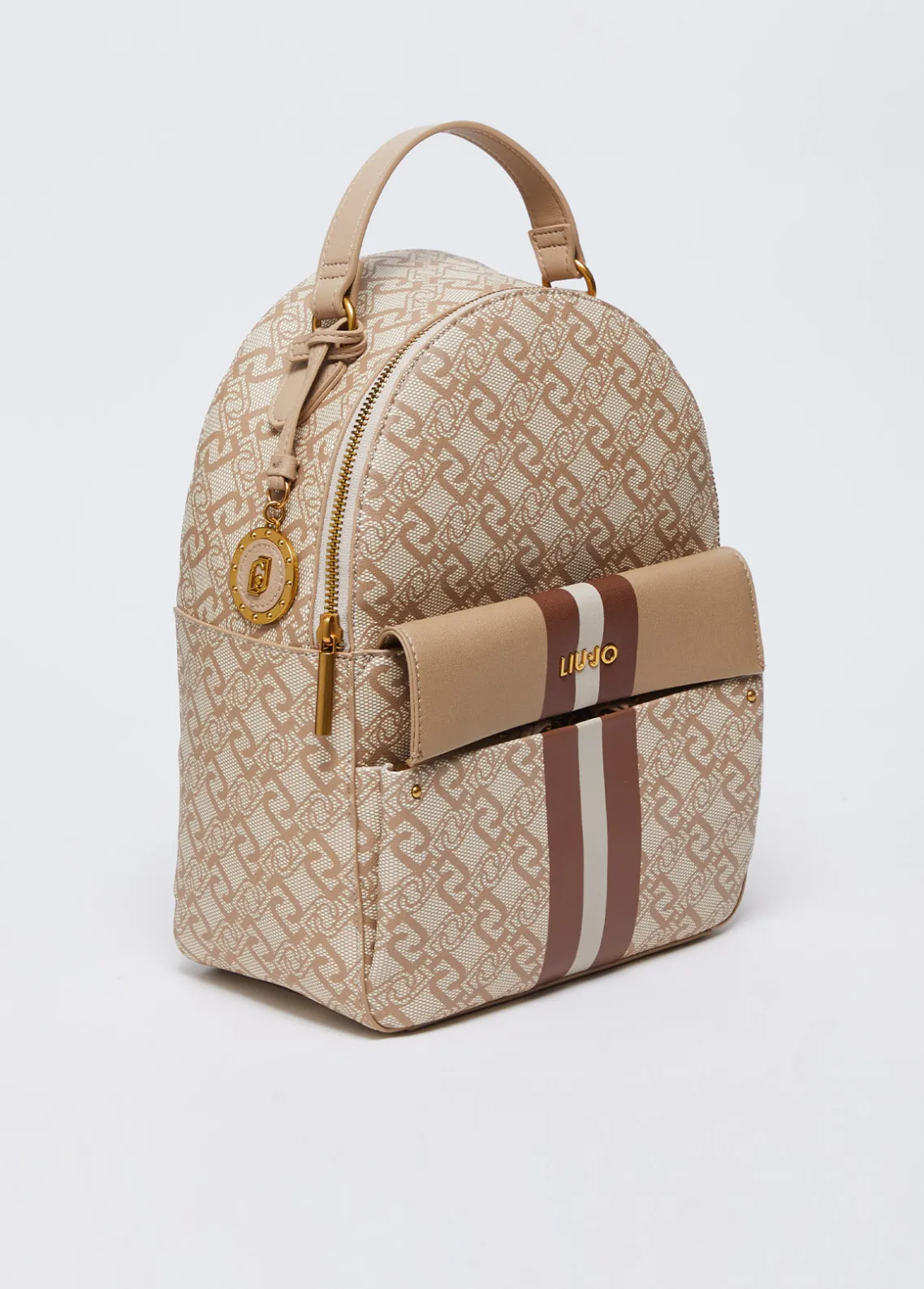 Liu Jo Mochila monograma con charm-Mujer Mochilas