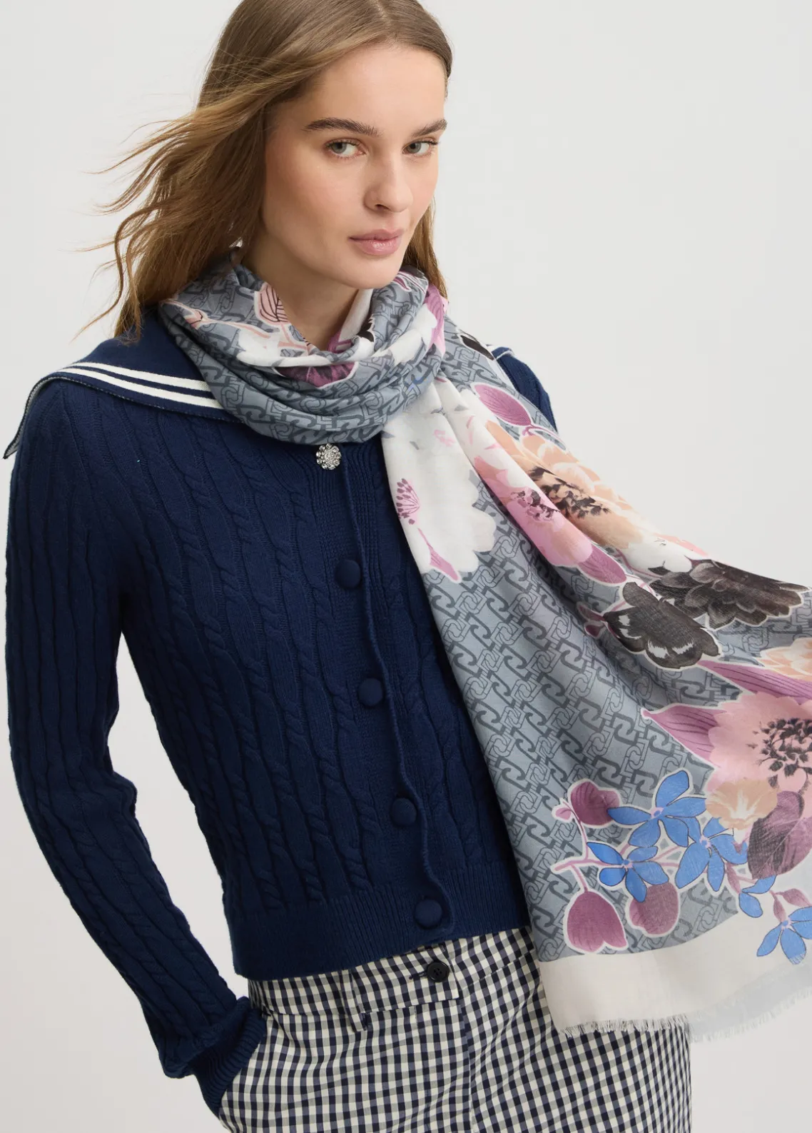 Liu Jo Mono con estampado floral-Mujer Bufandas Y Pañuelos
