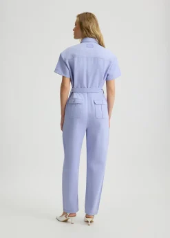 Liu Jo Mono de algodón con cinturón-Mujer Vestidos
