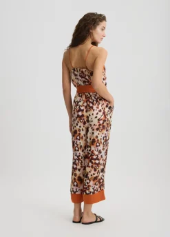 Liu Jo Mono de raso estampado-Mujer Moda Baño|Vestidos