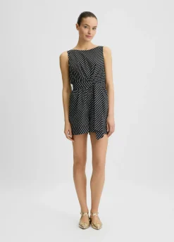 Liu Jo Mono Better de algodón a rayas-Mujer Moda Baño|Vestidos