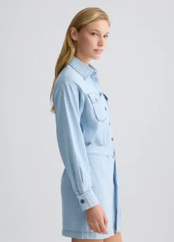 Liu Jo Mono vaquero de raya diplomática-Mujer Vestidos