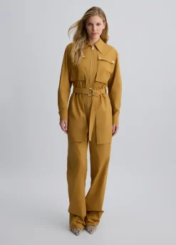 Liu Jo Mono worker color mostaza-Mujer Vestidos