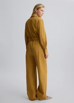 Liu Jo Mono worker color mostaza-Mujer Vestidos