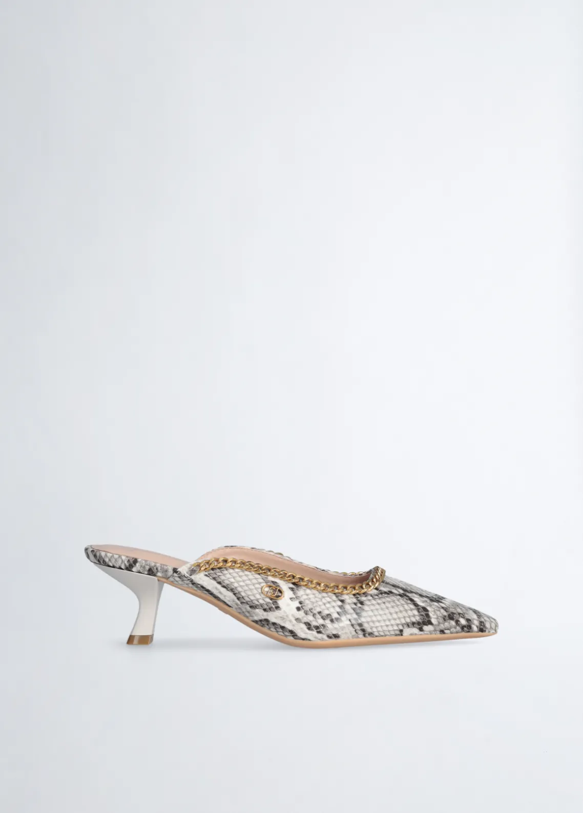 Liu Jo Mules con estampado de piel de serpiente-Mujer Zapatos De Salón