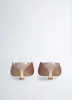 Liu Jo Mules con strass-Mujer Zapatos De Salón
