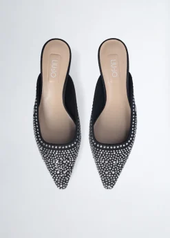 Liu Jo Mules con strass-Mujer Zapatos De Salón
