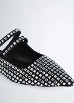 Liu Jo Mules con strass-Mujer Mocasines