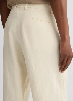 Liu Jo Pantalón 100% lino-Hombre Pantalones