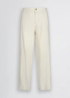 Liu Jo Pantalón 100% lino-Hombre Pantalones