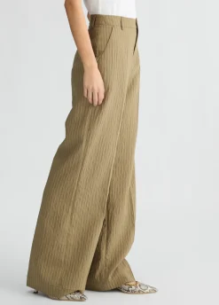 Liu Jo Pantalón acampanado a rayas-Mujer Pantalones|Tailleur
