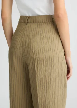 Liu Jo Pantalón acampanado a rayas-Mujer Pantalones|Tailleur