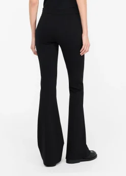 Liu Jo Pantalón acampanado con cinturón con logotipo-Mujer Pantalones|Tailleur
