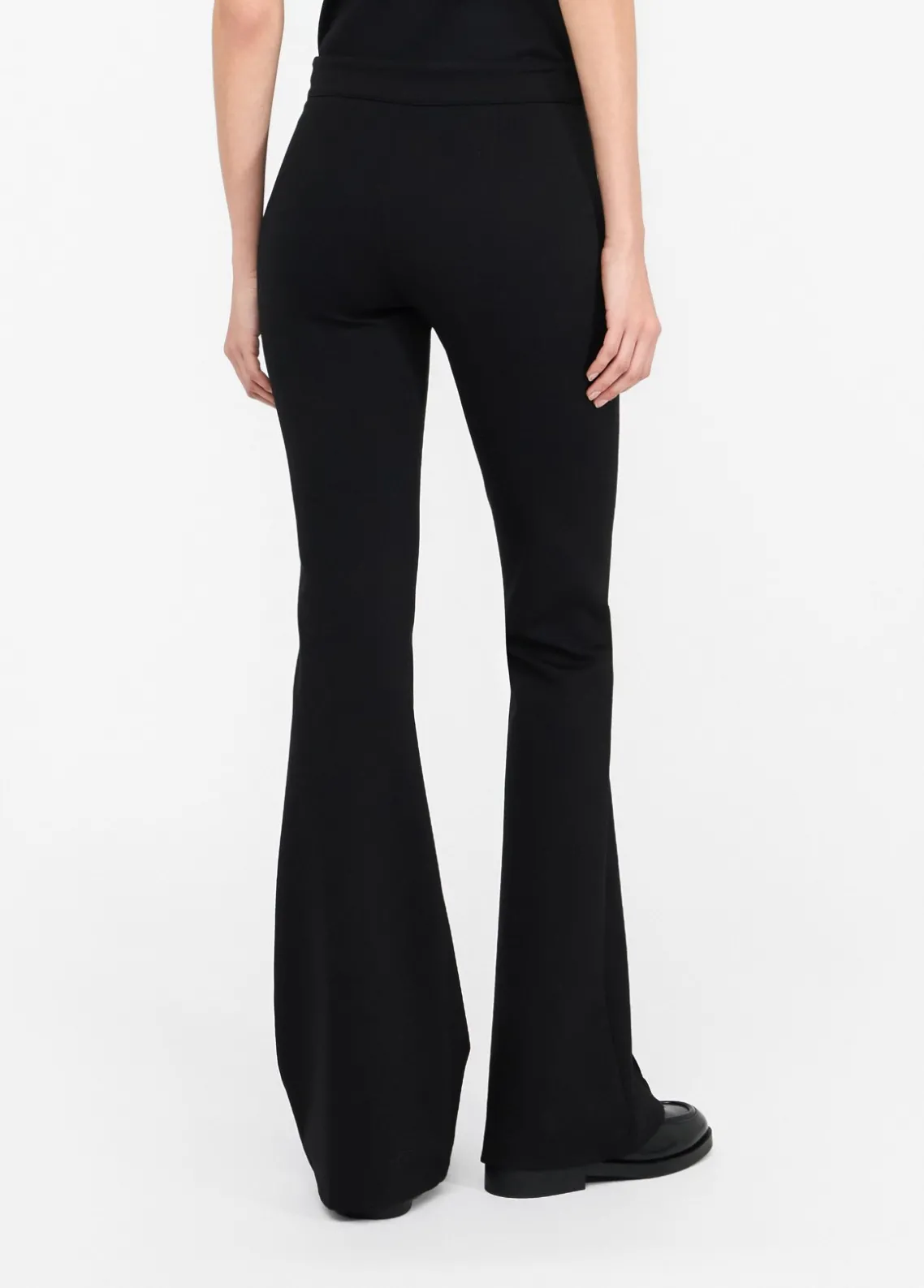 Liu Jo Pantalón acampanado con cinturón con logotipo-Mujer Pantalones|Tailleur