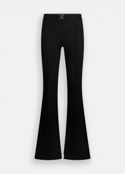 Liu Jo Pantalón acampanado con cinturón con logotipo-Mujer Pantalones|Tailleur