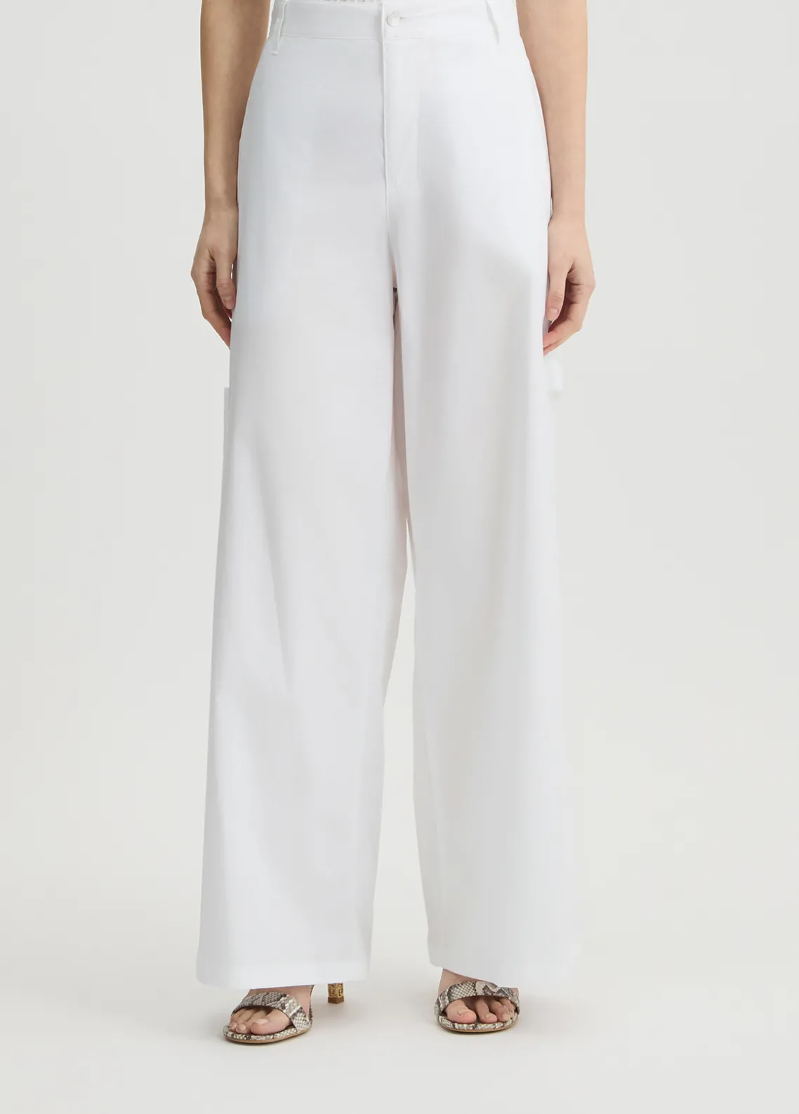 Liu Jo Pantalón acampanado de algodón-Mujer Pantalones