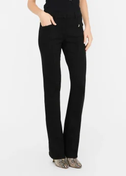 Liu Jo Pantalón acampanado de bull de algodón-Mujer Pantalones