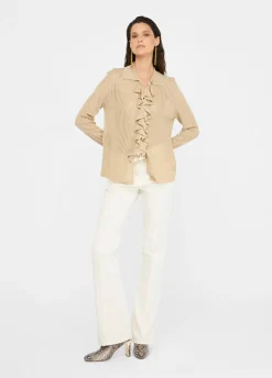 Liu Jo Pantalón acampanado de bull de algodón-Mujer Pantalones