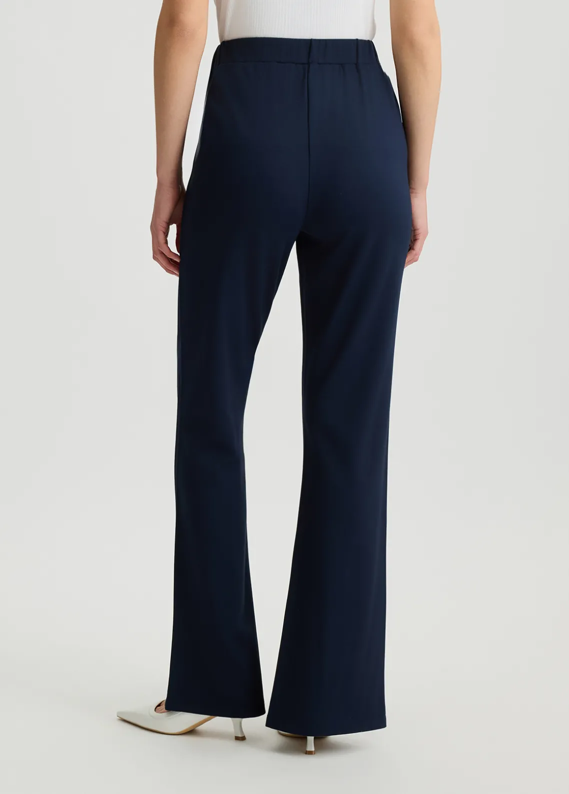 Liu Jo Pantalón acampanado de punto-Mujer Ropa Deportiva|Pantalones