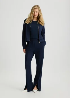 Liu Jo Pantalón acampanado de punto-Mujer Ropa Deportiva|Pantalones