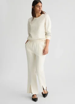 Liu Jo Pantalón acampanado de punto-Mujer Ropa Deportiva|Pantalones