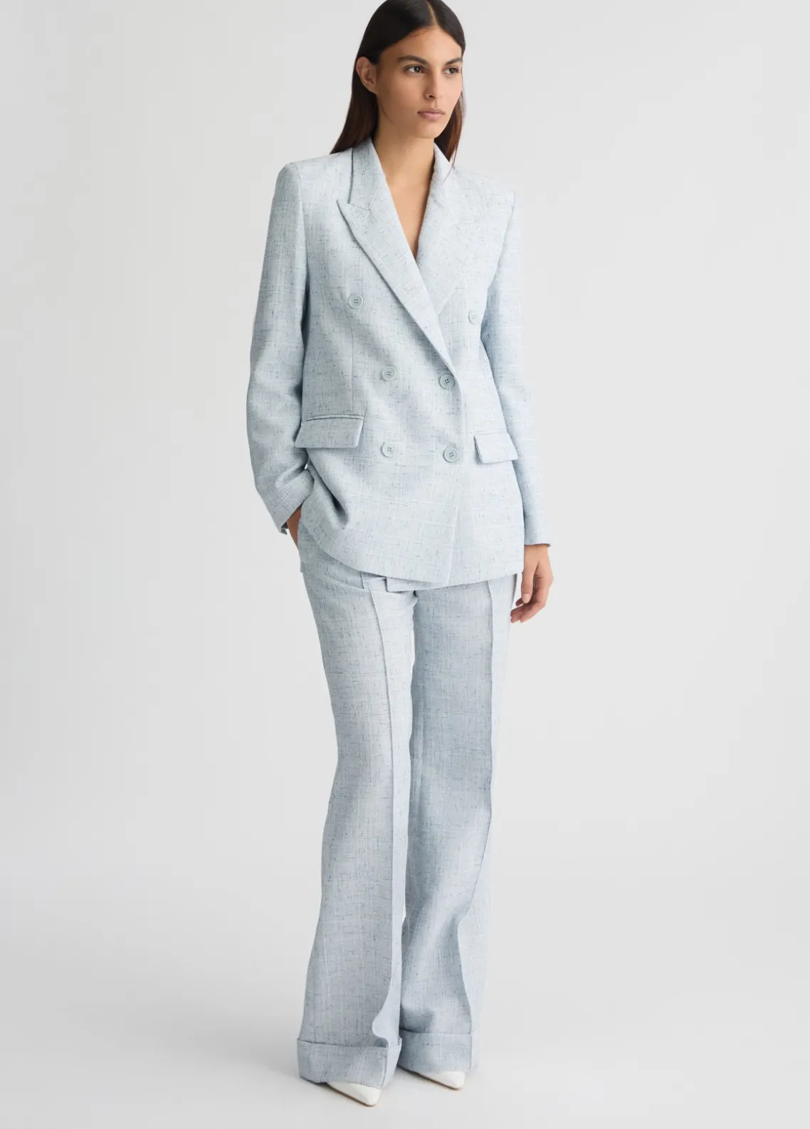 Liu Jo Pantalón acampanado de talle alto-Mujer Pantalones|Tailleur