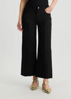 Liu Jo Pantalón acampanado de talle alto-Mujer Pantalones