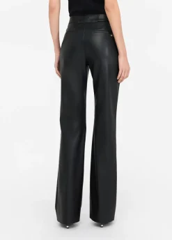 Liu Jo Pantalón acampanado de tejido revestido-Mujer Pantalones