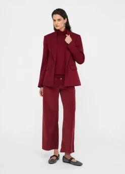Liu Jo Pantalón acampanado de terciopelo-Mujer Pantalones