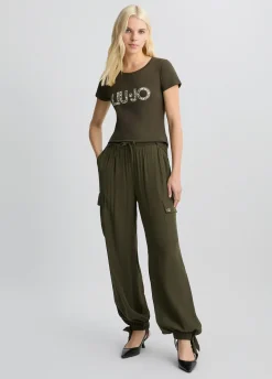 Liu Jo Pantalón cargo-Mujer Moda Baño|Pantalones
