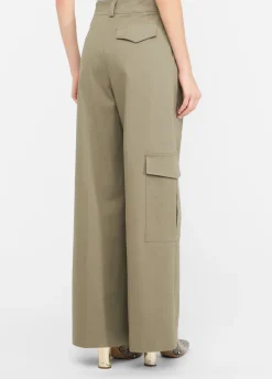 Liu Jo Pantalón cargo de algodón-Mujer Pantalones