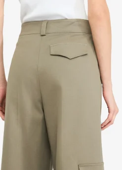 Liu Jo Pantalón cargo de algodón-Mujer Pantalones